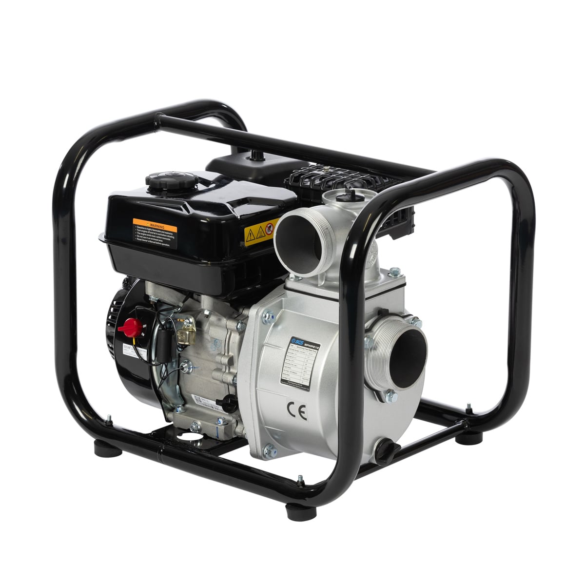 SGS 212cc Petrol Water Pump - 3 Inch / 80mm Suction & Discharge - 4 Stroke